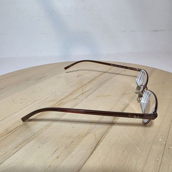 Ray-Ban RB 6103 2511 Rectangle Brown Eyeglasses Frame 51-17-140 Frames Only - Picture 5 of 8